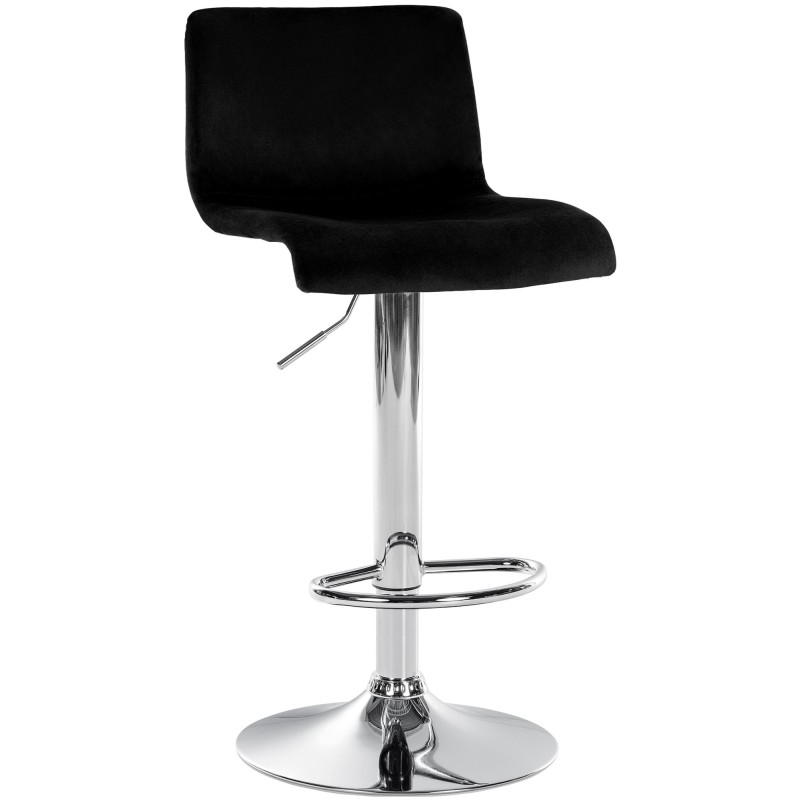 Taburete de bar Hoover Velvet C negro