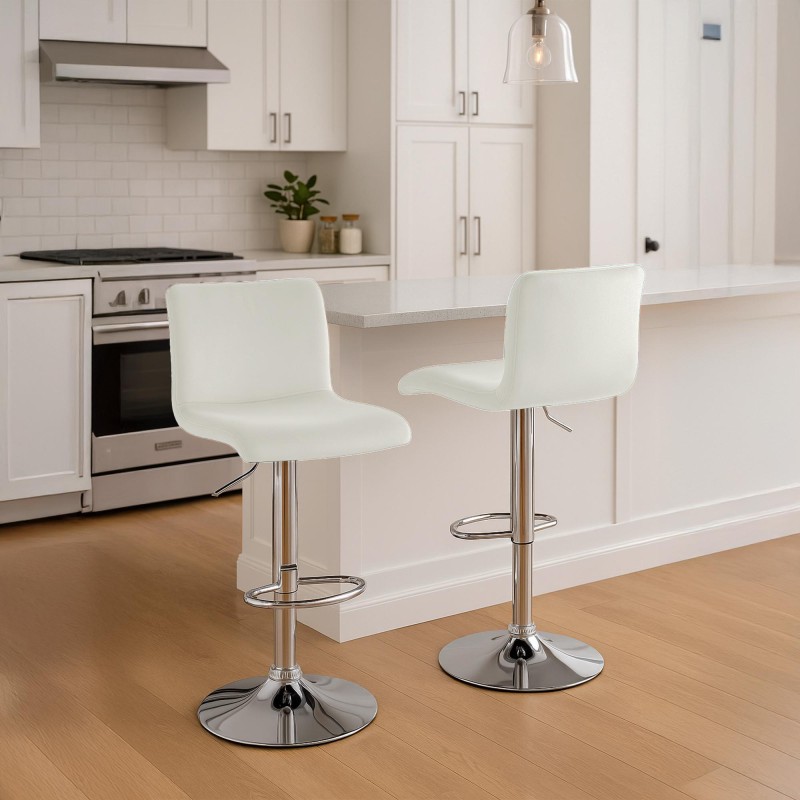 Taburete de bar Hoover Velvet C Cream