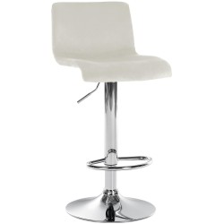 Taburete de bar Hoover Velvet C Cream
