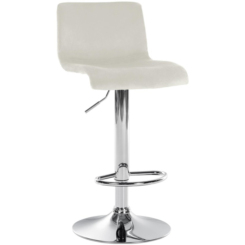 Taburete de bar Hoover Velvet C Cream