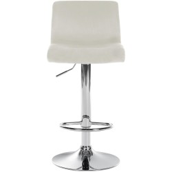 Taburete de bar Hoover Velvet C Cream