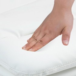 Juego de 2 taburetes de bar Damar, blanco y negro, piel sintética