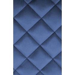 Taburete de bar de terciopelo azul Kasson