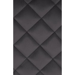 Taburete de bar Kasson de terciopelo negro