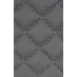 Taburete de bar Kasson, piel sintética gris