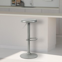 Taburete de bar plateado Williston