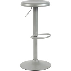 Taburete de bar plateado Williston