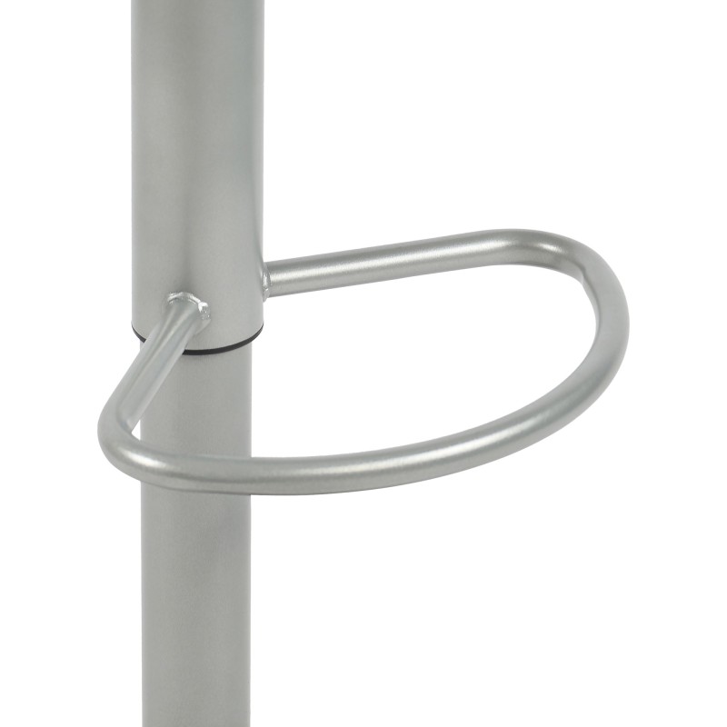 Taburete de bar plateado Williston