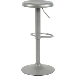 Taburete de bar plateado Williston