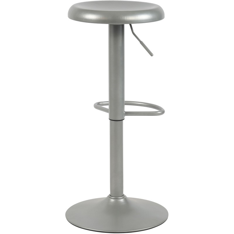 Taburete de bar plateado Williston