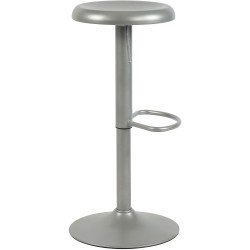 Taburete de bar plateado Williston