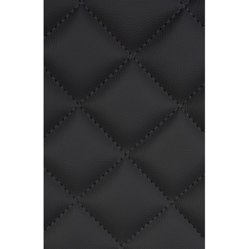 Taburete de bar Kasson, piel sintética negra