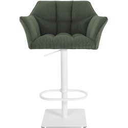 Taburete de bar Damaso W Cord Green