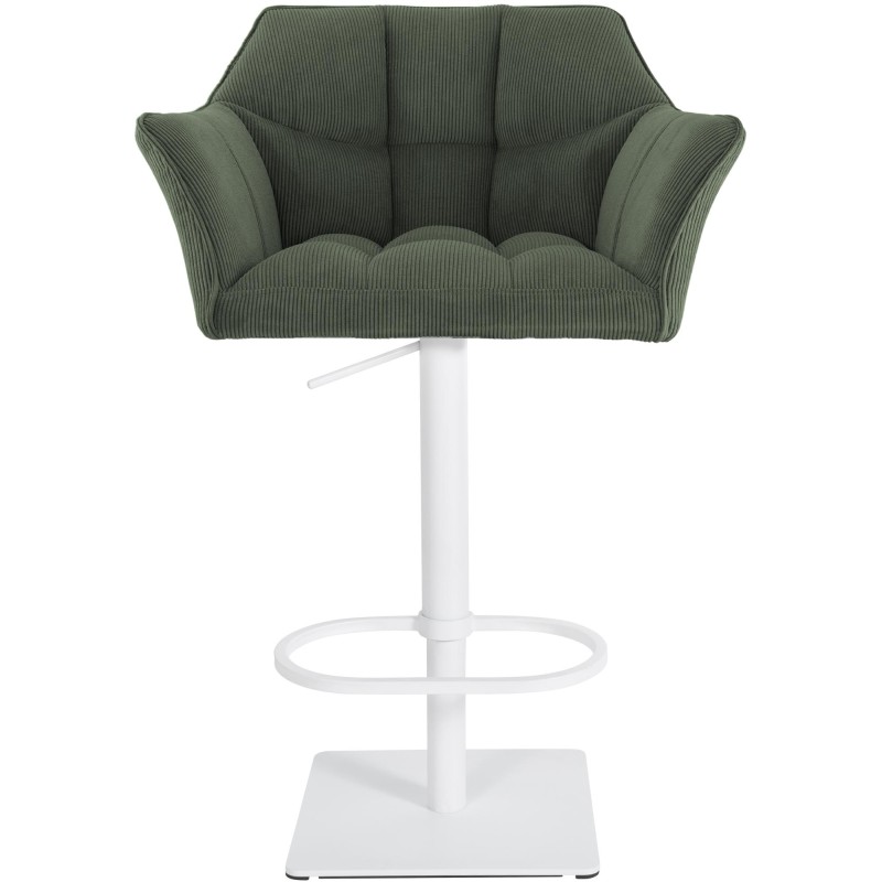Taburete de bar Damaso W Cord Green