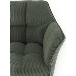 Taburete de bar Damaso W Cord Green