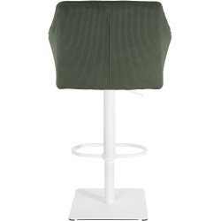Taburete de bar Damaso W Cord Green