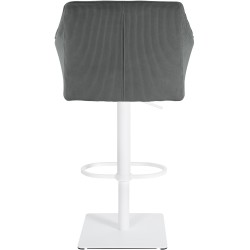 Taburete de bar Damaso W Cord gris