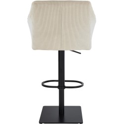 Taburete de bar Damaso B Cord color crema