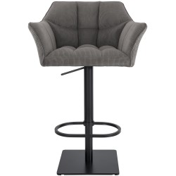 Taburete de bar Damaso B Cord color topo