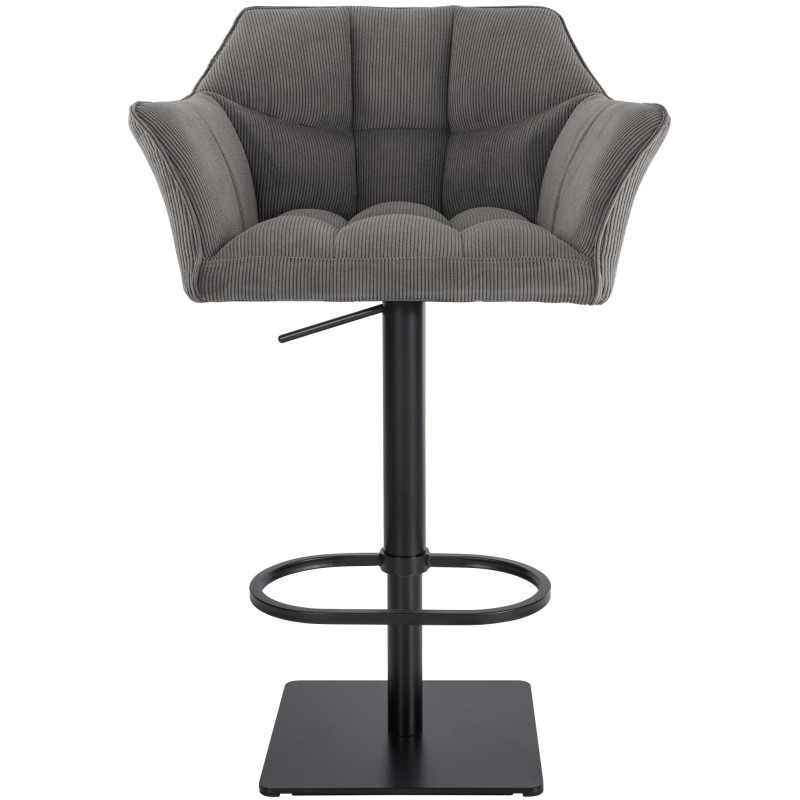 Taburete de bar Damaso B Cord color topo