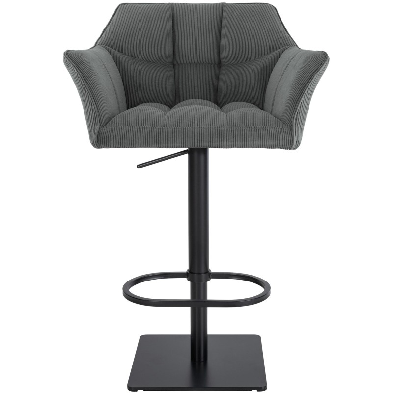 Taburete de bar Damaso B Cord gris
