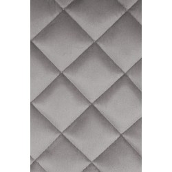 Juego de 2 taburetes de bar Kasson de terciopelo gris