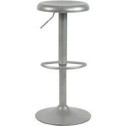 Juego de 2 taburetes de bar Williston plateados