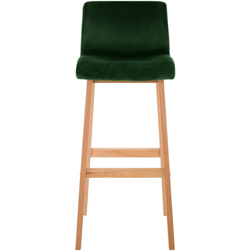 Taburete de bar Hoover Velvet Natura Green