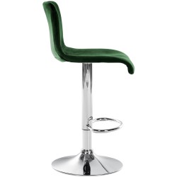 Taburete de bar Hoover Velvet C Green