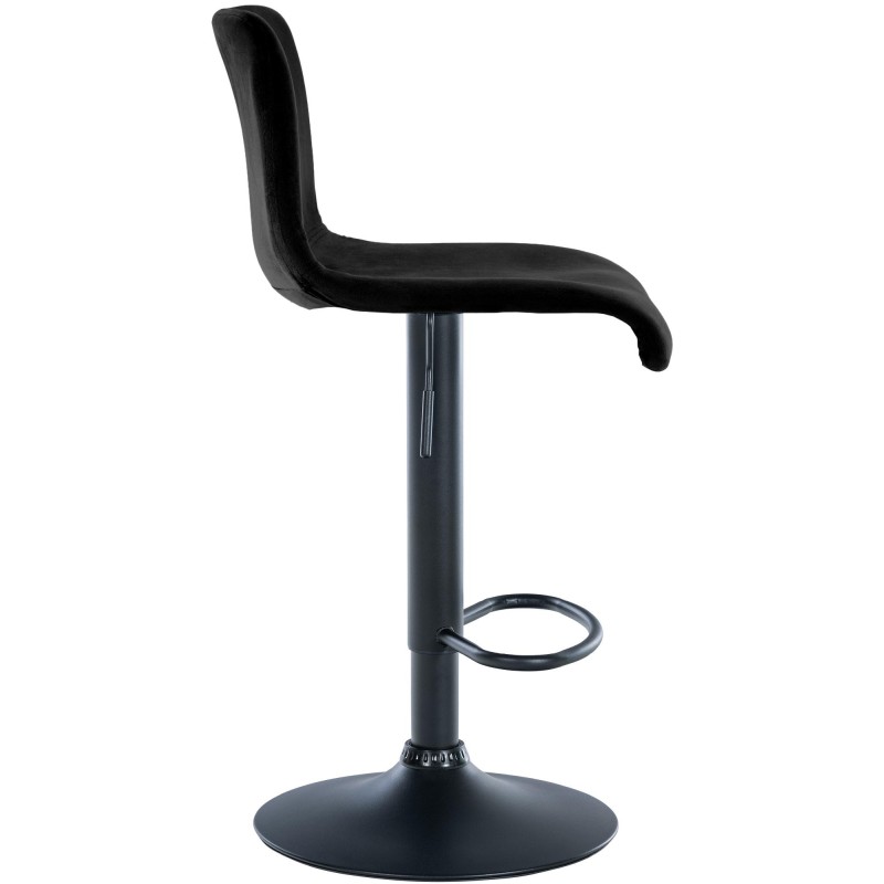 Taburete de bar Hoover Velvet B negro