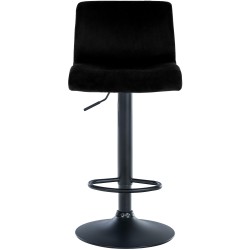 Taburete de bar Hoover Velvet B negro
