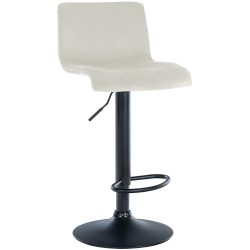 Taburete de bar Hoover Cream Velvet B