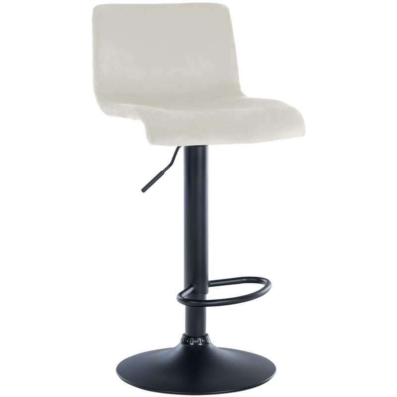 Taburete de bar Hoover Cream Velvet B