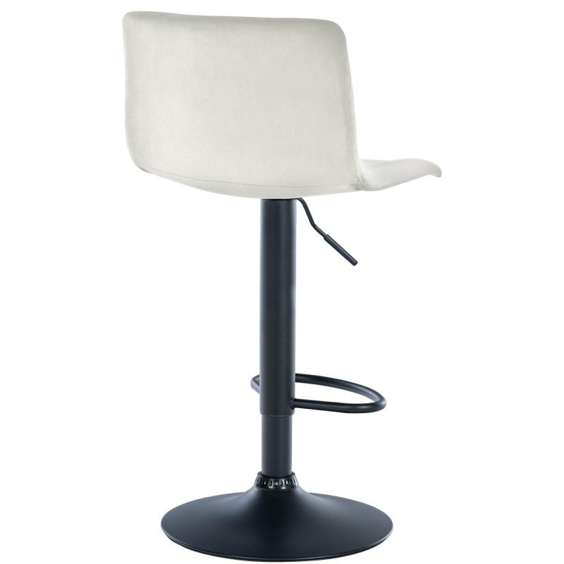 Taburete de bar Hoover Cream Velvet B