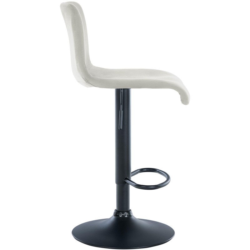 Taburete de bar Hoover Cream Velvet B