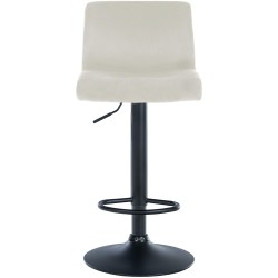 Taburete de bar Hoover Cream Velvet B