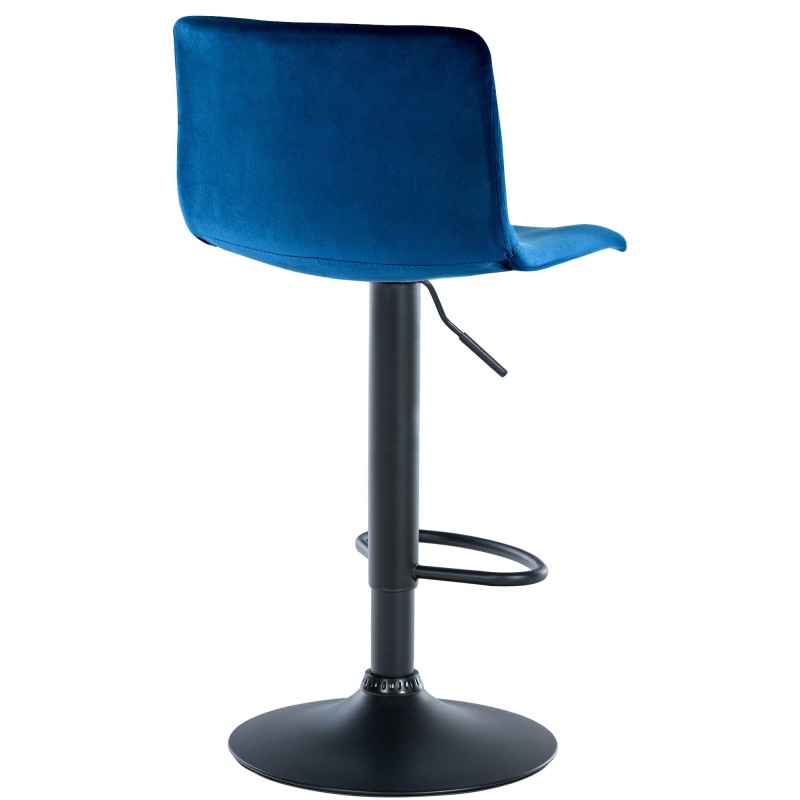 Taburete de bar Hoover Velvet B Blue