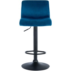 Taburete de bar Hoover Velvet B Blue