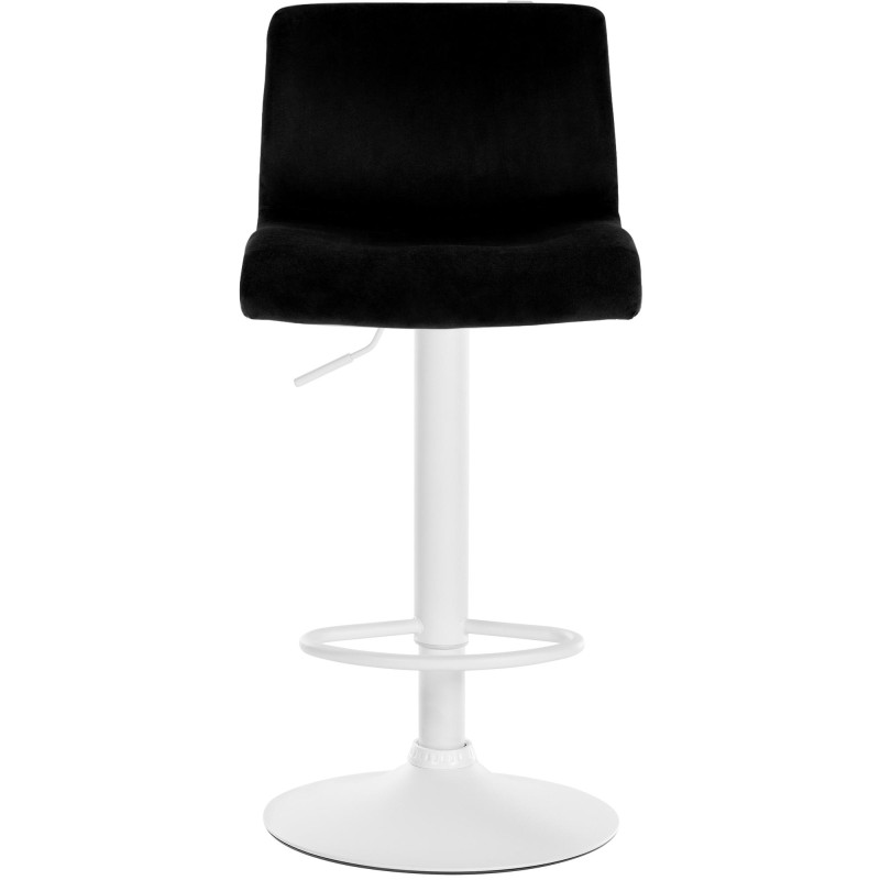Taburete de bar Hoover Velvet W negro