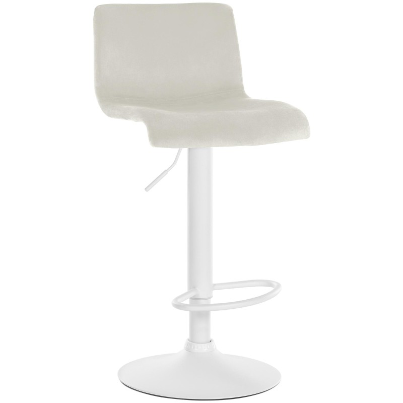 Taburete de bar Hoover Velvet W Cream