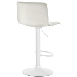 Taburete de bar Hoover Velvet W Cream