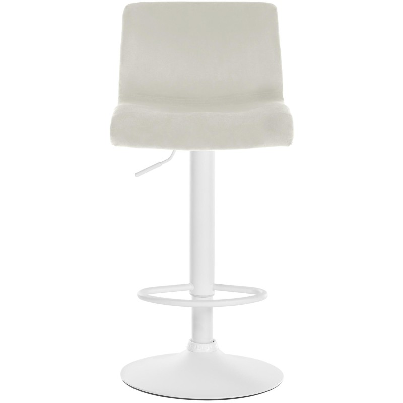 Taburete de bar Hoover Velvet W Cream