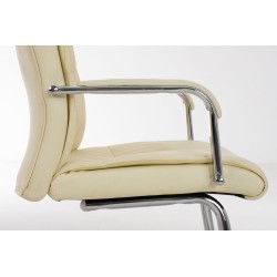 Silla de comedor color crema Caro Silla de comedor color crema Caro