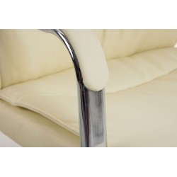 Silla de comedor color crema Caro Silla de comedor color crema Caro