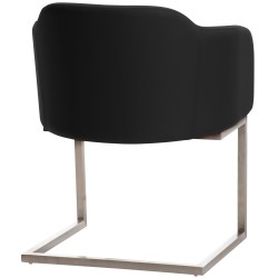 Silla de comedor negra Magnus Silla de comedor negra Magnus