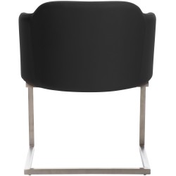 Silla de comedor negra Magnus Silla de comedor negra Magnus