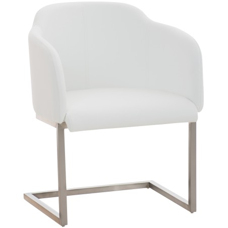 Silla de comedor blanca Magnus