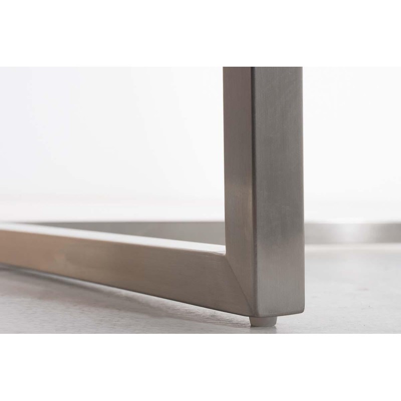 Silla de comedor Magnus en tela violeta