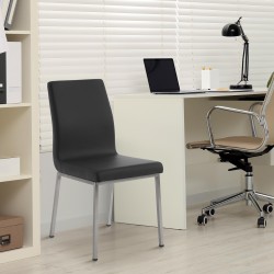 Silla de comedor negra Colmar Silla de comedor negra Colmar