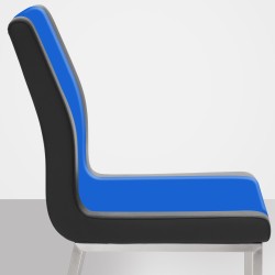 Silla de comedor negra Colmar Silla de comedor negra Colmar
